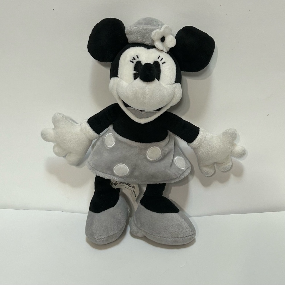 Disney Parks Steamboat Willie Retro Minnie Mouse Plush